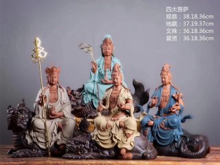 《四大菩薩》宜興紫砂壺手工紫砂茶壺茶具紫砂 《四大菩薩》宜興紫砂壺手工紫砂茶壺茶具紫砂