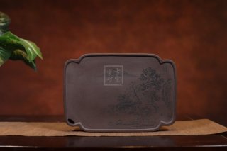 《宜興紫砂儲(chǔ)水式壺承/干泡盤》宜興工紫砂壺紫砂茶壺茶具 《宜興紫砂儲(chǔ)水式壺承/干泡盤》宜興工紫砂壺紫砂茶壺茶具