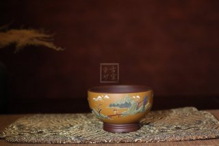 《彩繪主人杯紫砂品茗杯》宜興紫砂茶壺紫砂工藝美術(shù)師 《彩繪主人杯紫砂品茗杯》宜興紫砂茶壺紫砂工藝美術(shù)師